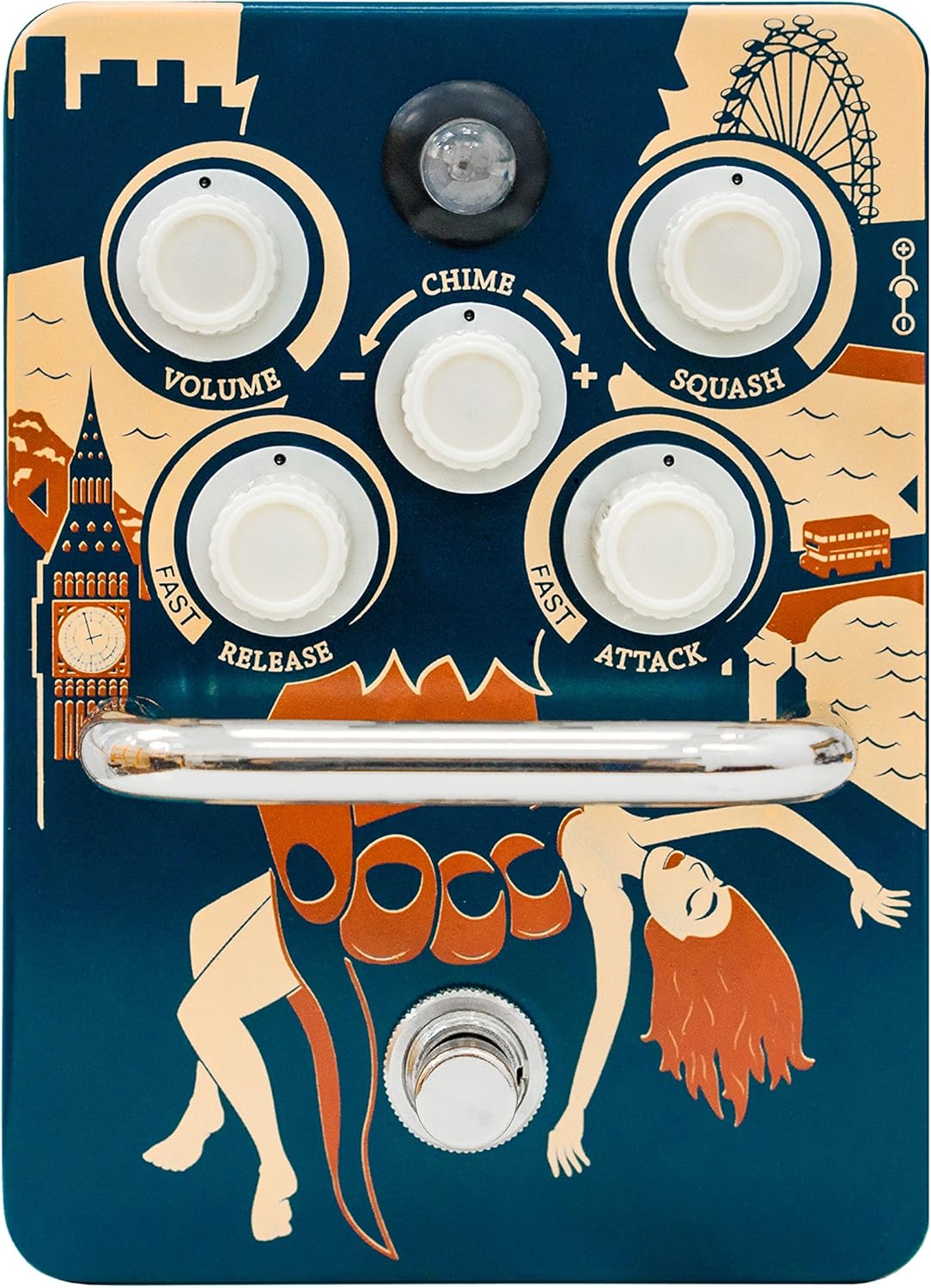 Orange Kongpressor Optical Class A Compressor Pedal