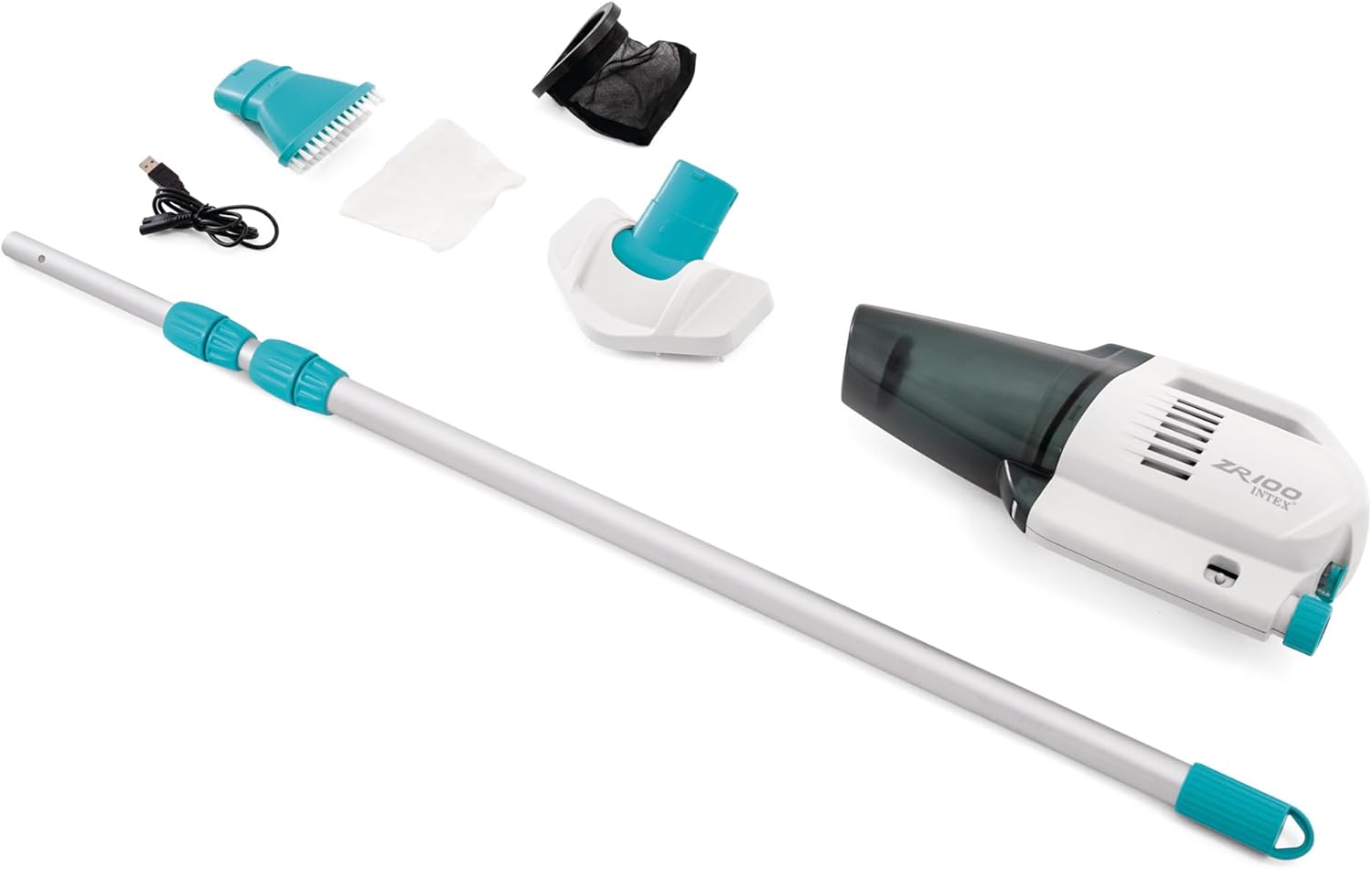 Intex 12 Gallon/45 Liters Pool and Spa Vacuum ZR100 Suitable for Use with All PureSpas, Above Ground Pools and In-Ground Pools