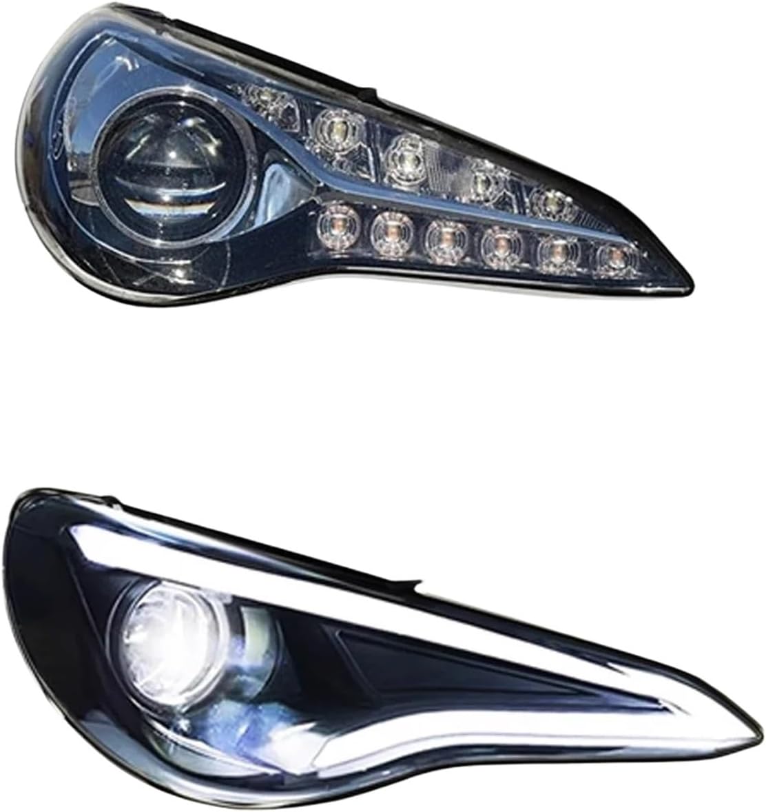 Car Compatible For Toyota GT86/BRZ Headlight 2012-2020 Upgrade Modified To DRL Dynamic Turn Signal LED Headlight Auto Accessories(GT86)
