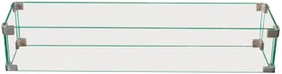 Living Source International Rectangle Fire Pit Flame Guard