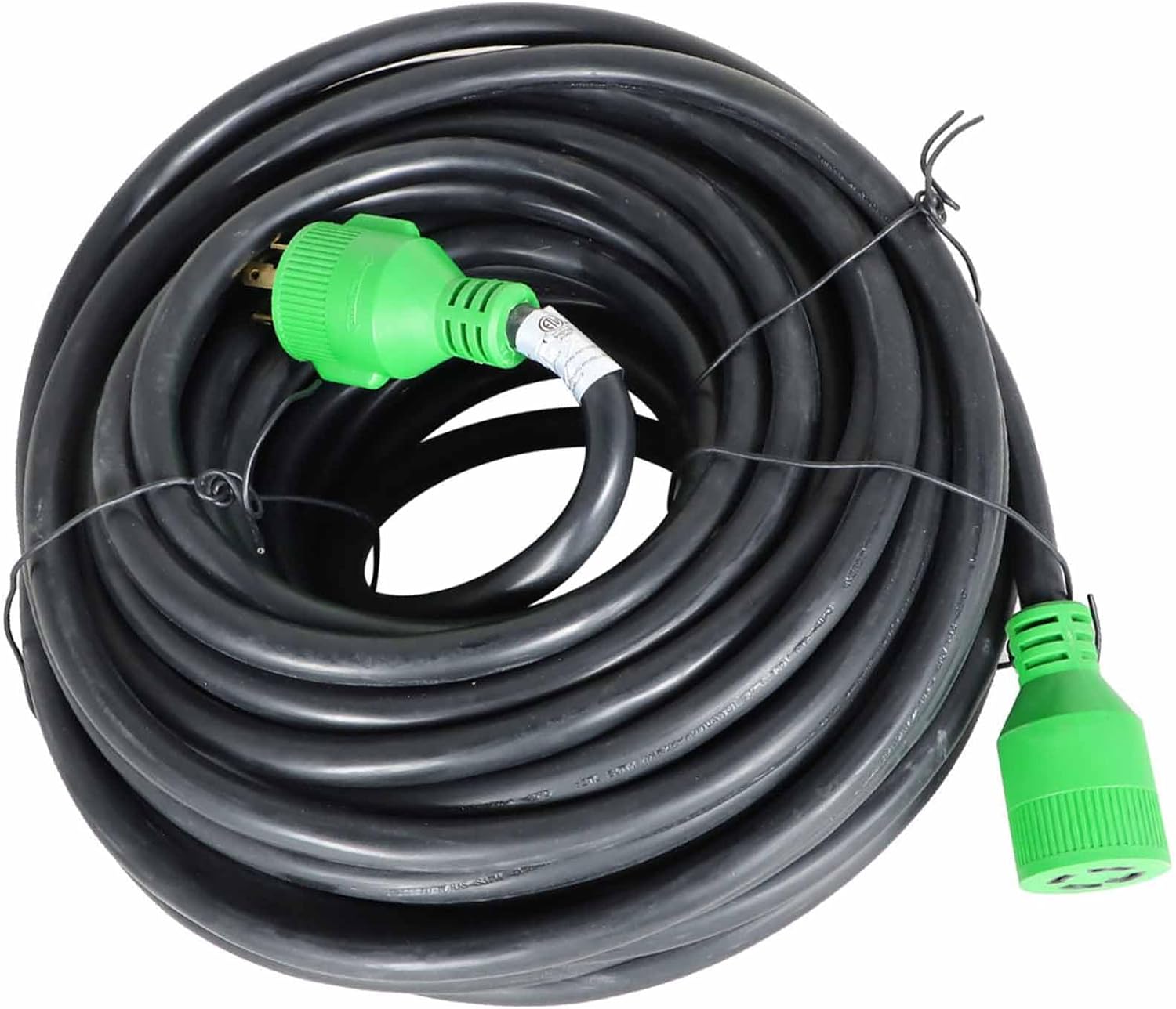 labwork 100FT 4 Prong 30 Amp Generator Extension Cord Organizer Replacement for L14-30P to L14-30R Generator Cord