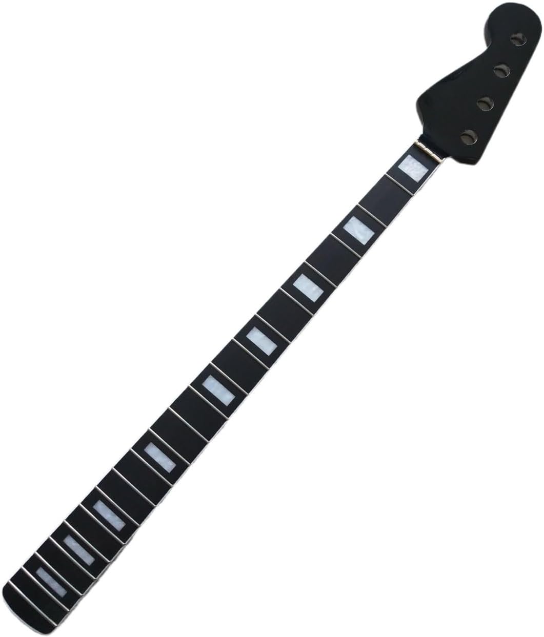 Reversed head 4-string bass guitar neck black maple 20th fret rosewood fretboard
