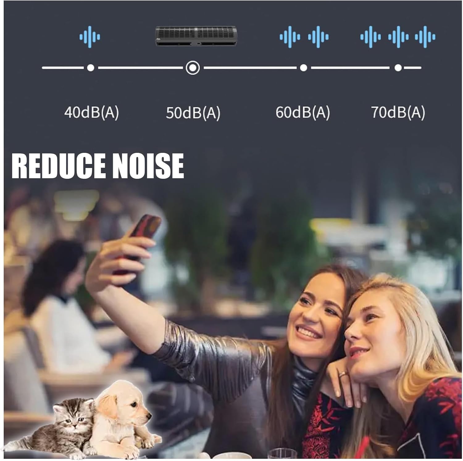 Air Curtain,Commercial Silent Door Air Curtain Machine, Energy-Saving Remote Control Black, Available in 1.5/1.8/2 Meters(0.6m)