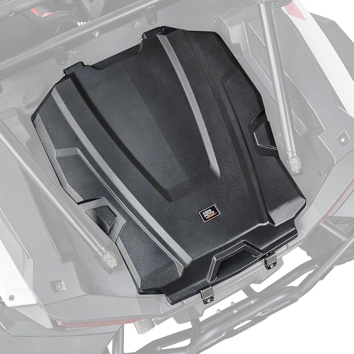 KEMIMOTO 2024 2025 XP 1000 Tonneau Cover Upgraded Waterproof Compatible with Polaris RZR XP 1000/4 2024 2025 Heavy-Duty Rear Bed Cargo Box Storage Enclosure Trunk Accessories Replace #2884548