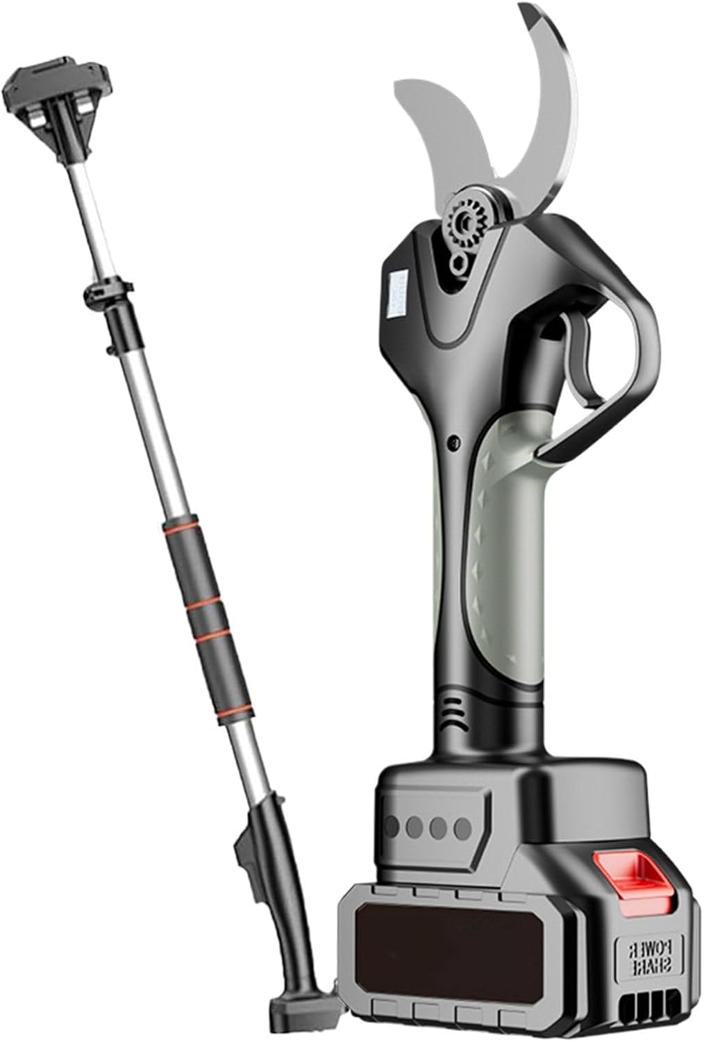 Cordless Electric Pruning Shears, 3-Inch Tree Pruner with 2x1500mAh Rechargeable Batteries, Powerful Gardening Scissors for Trimming Branches and Bushes