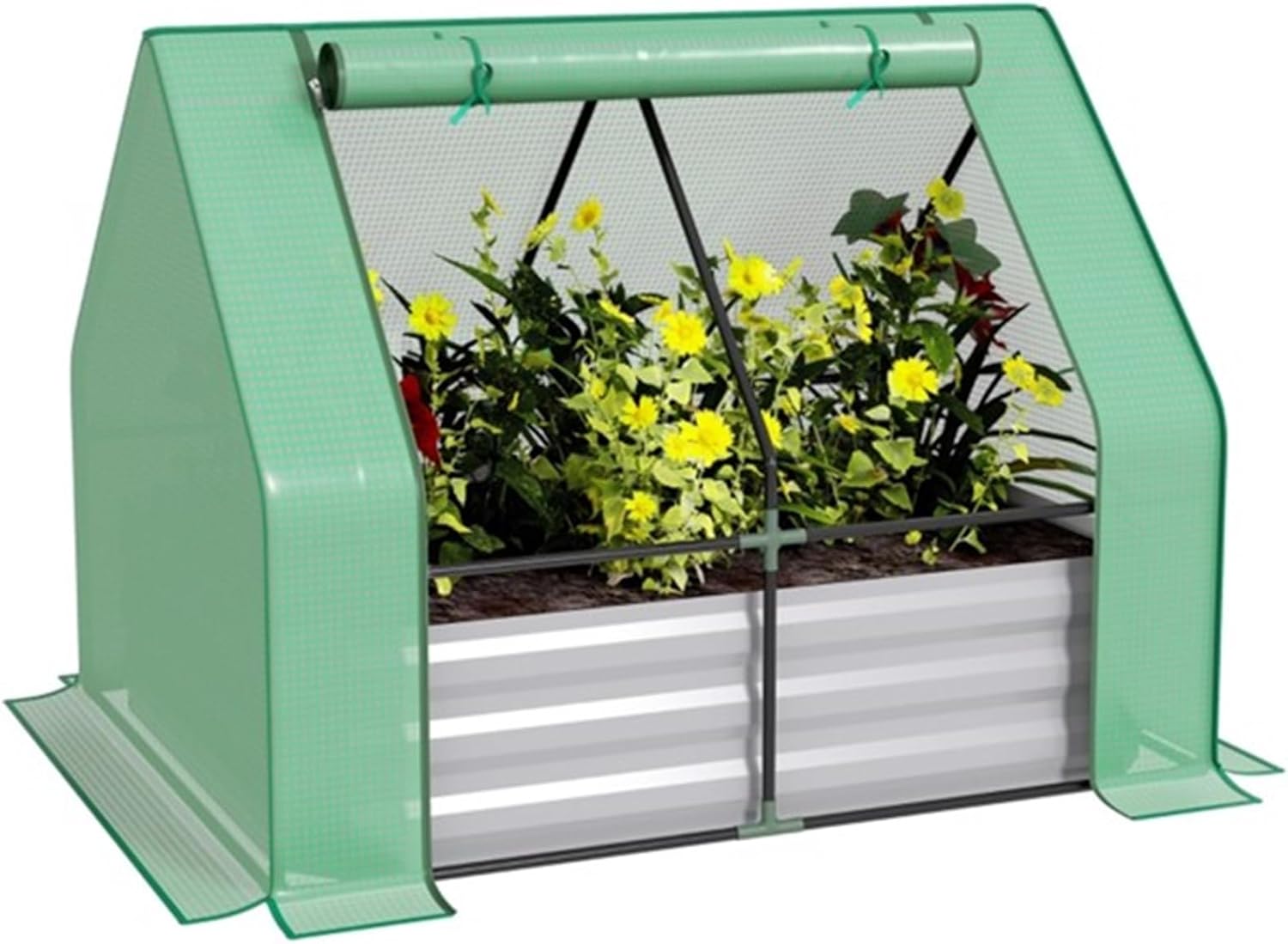 Small Greenhouse Plant shed Greenhouse Green Plant Greenhouse Transparent Greenhouse Vegetable Greenhouse Suitable for Garden Courtyard Yard Vegetable Garden Green