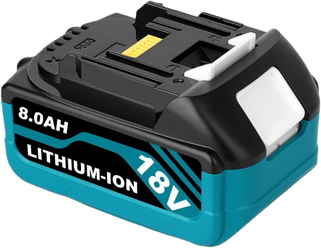 18V Battery 4.0Ah,Replacement Batteries Compatible with Makita BL1860 BL1820 1830B 1840B 1850B Series Cordless Power Tools Type C Charger,2 Pack 2 Colors