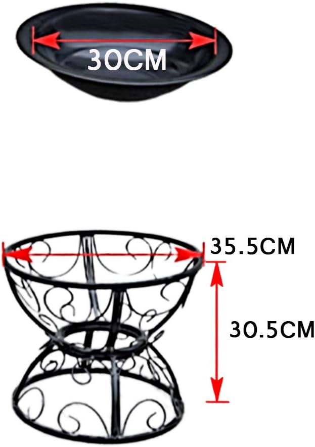 Fire Pit Patio Metal Firepit,BBQ Pit Patio Heater Stove Brazier Metal Outdoor