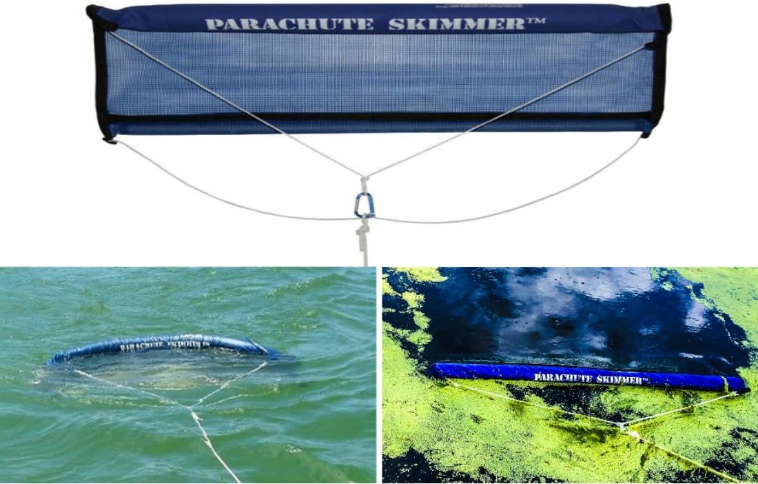 Algae and Floating Weed, Duck Weed Collector Skimming Rake Net Style Tool for Lake & Pond