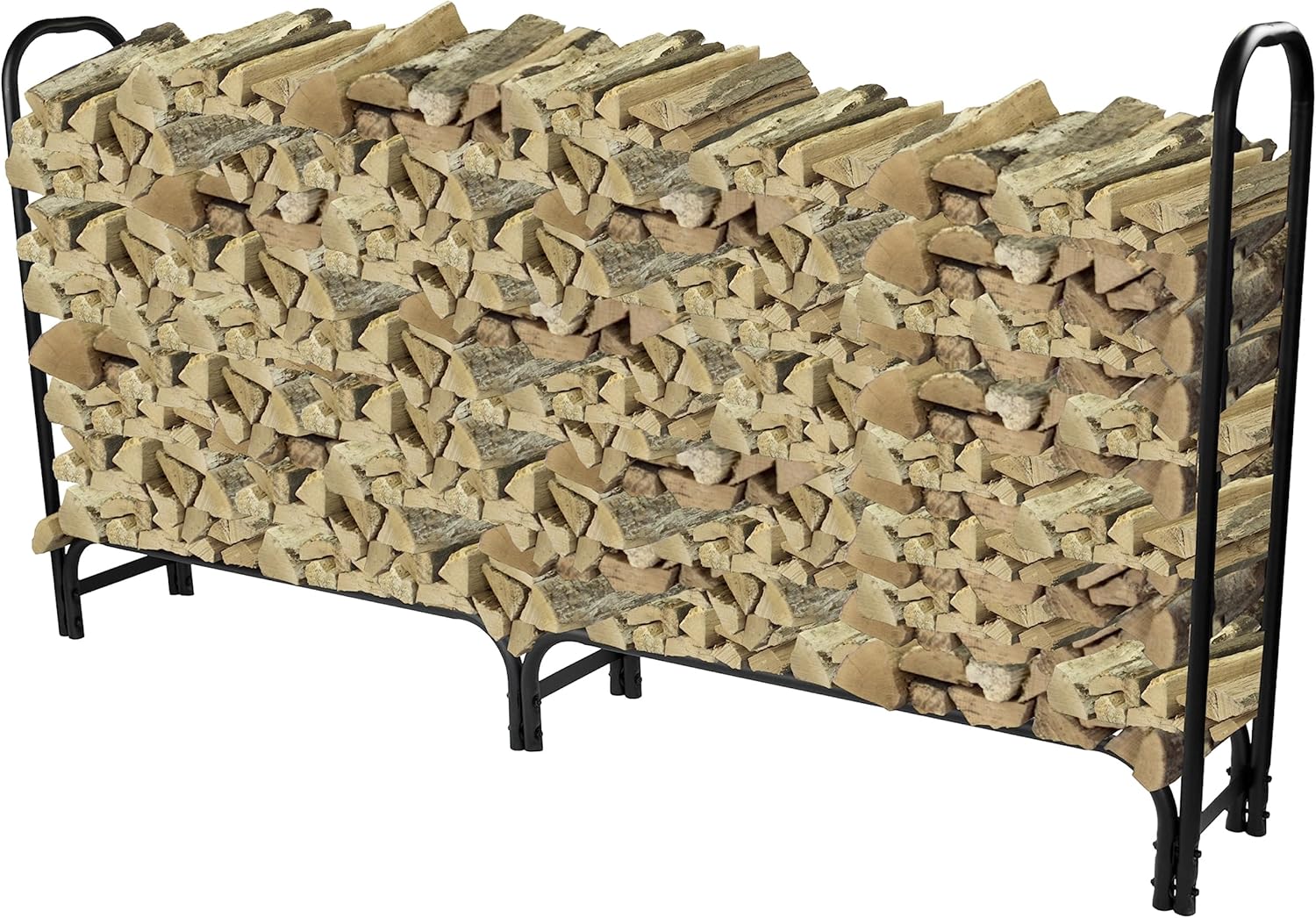 Pleasant Hearth - 32mm Heavy Duty Log Rack, 8 Feet