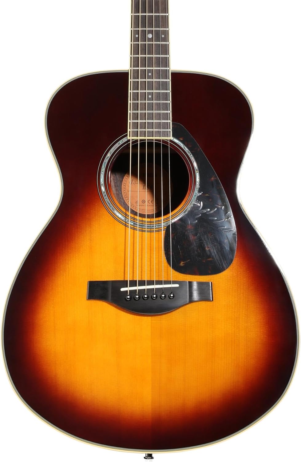 Yamaha L-Series LS6 Concert Size Acoustic-Electric Guitar - Rosewood, Brown Sunburst