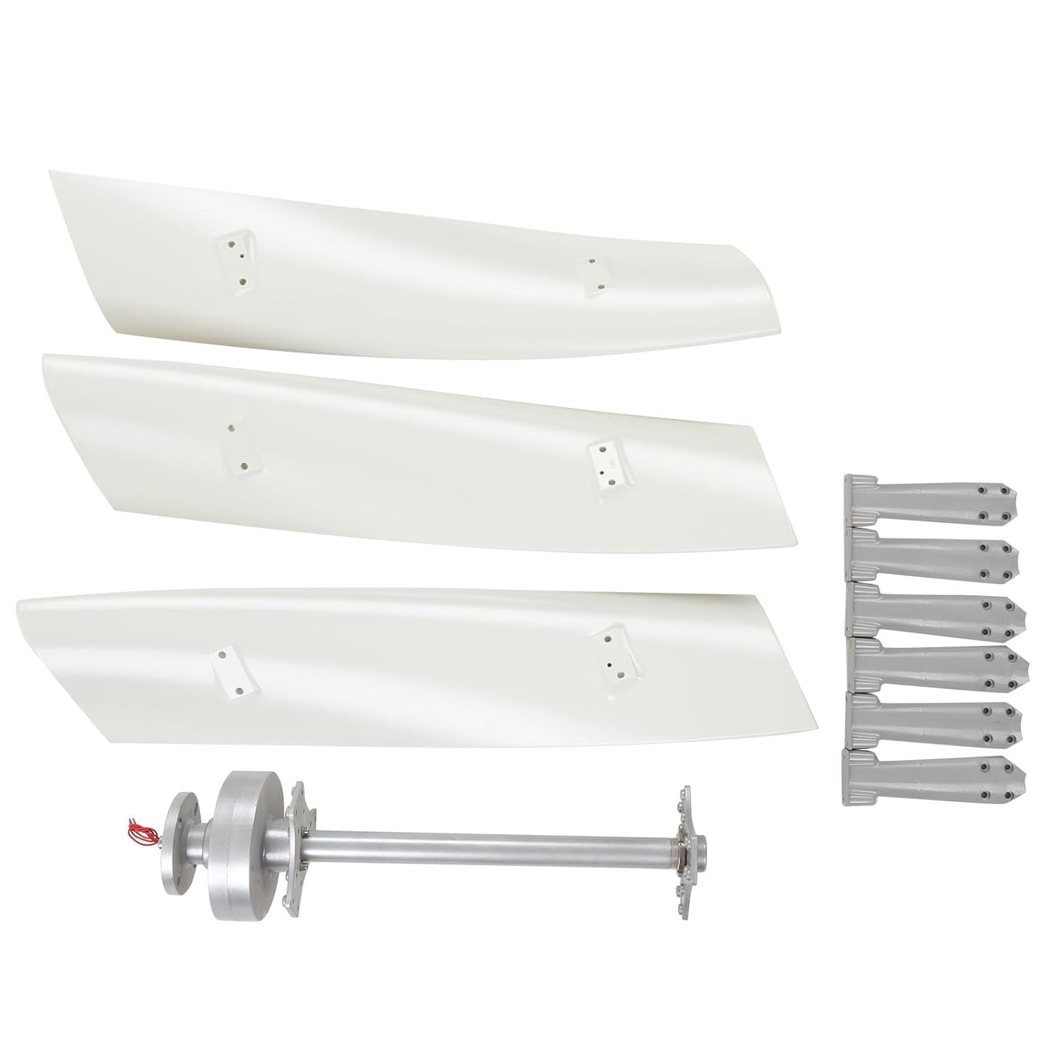 Vertical Wind, 800W Wind Generator Kit with MPPT Controller 3 Blade Vertical Axes for, Solar & Wind Power Parts & Accessories (12V)