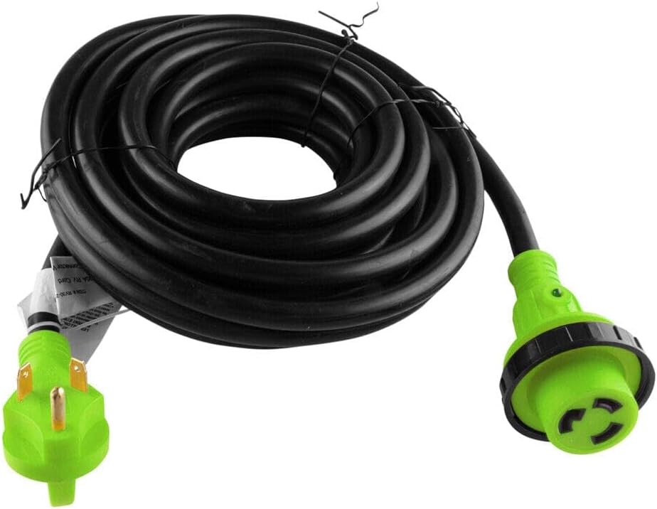 LCEXT3025T NEMA TT-30 30 Generator/RV Extension Cord 25ft Twist end LC-EXT-3025T