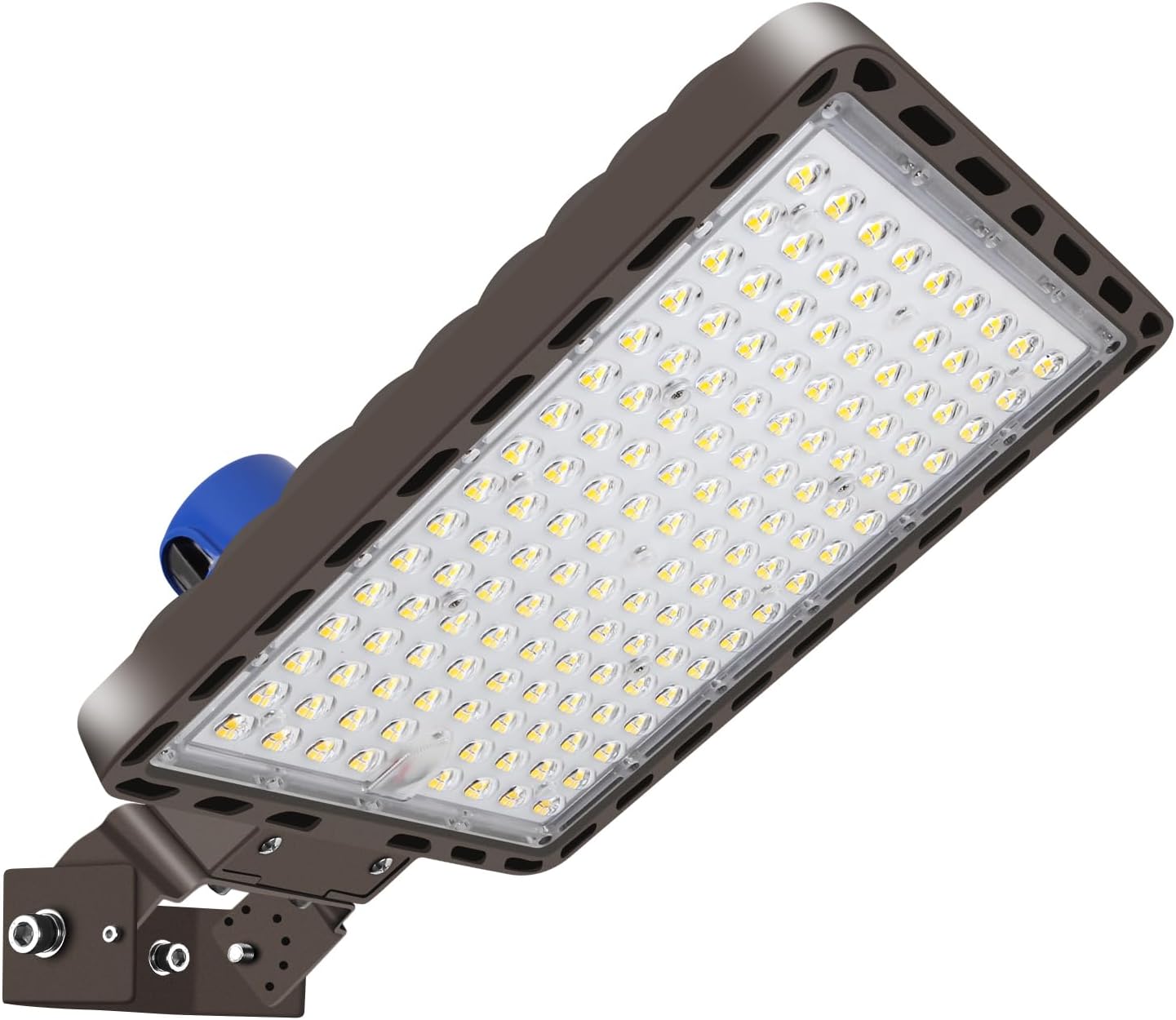 Juyace 350W LED Parking Lot Light Stadium Flood Lights Trunnion Bracket Yoke Wall Mount Dusk to Dawn Outdoor Lighting Exterior Commercial Outside IP65 Waterproof 100-277V Security Area