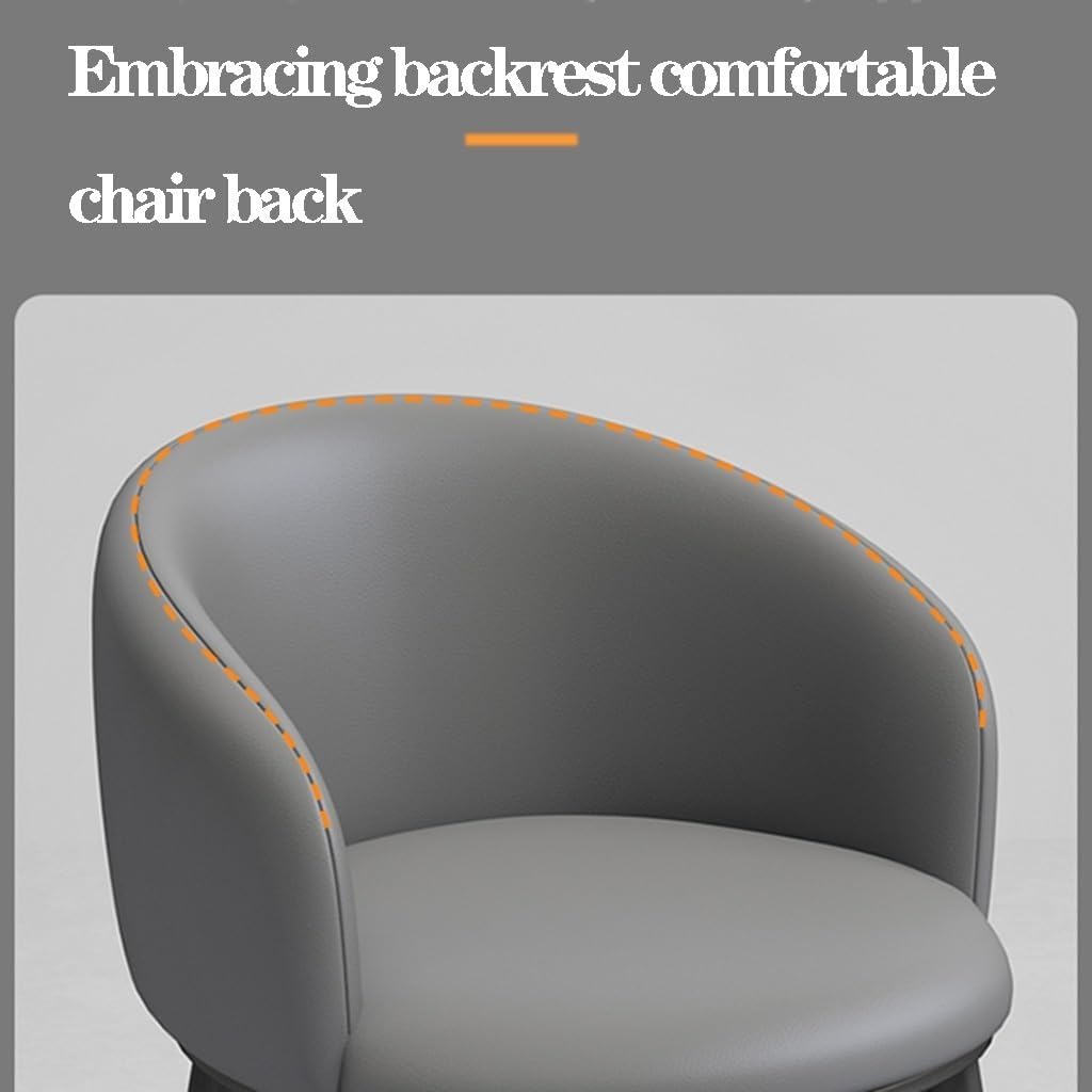 Accent Chairs Living Room Chairs Dining Chairs Faux Leather Armchair Tub Chairs with Comfortable Padded Seat and Metal Legs Dining Lounge Office Reception Furniture (Color : Yellow)