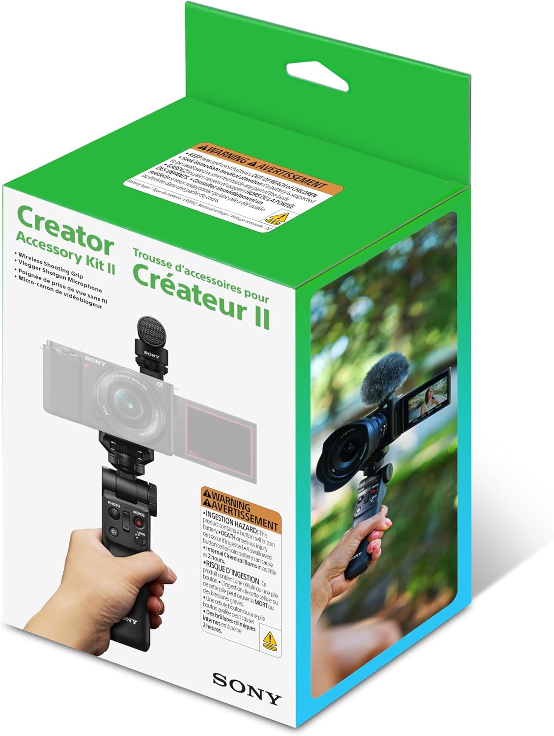 Creator Accessory Kit II (Wireless Shooting Grip + Shotgun Microphone)