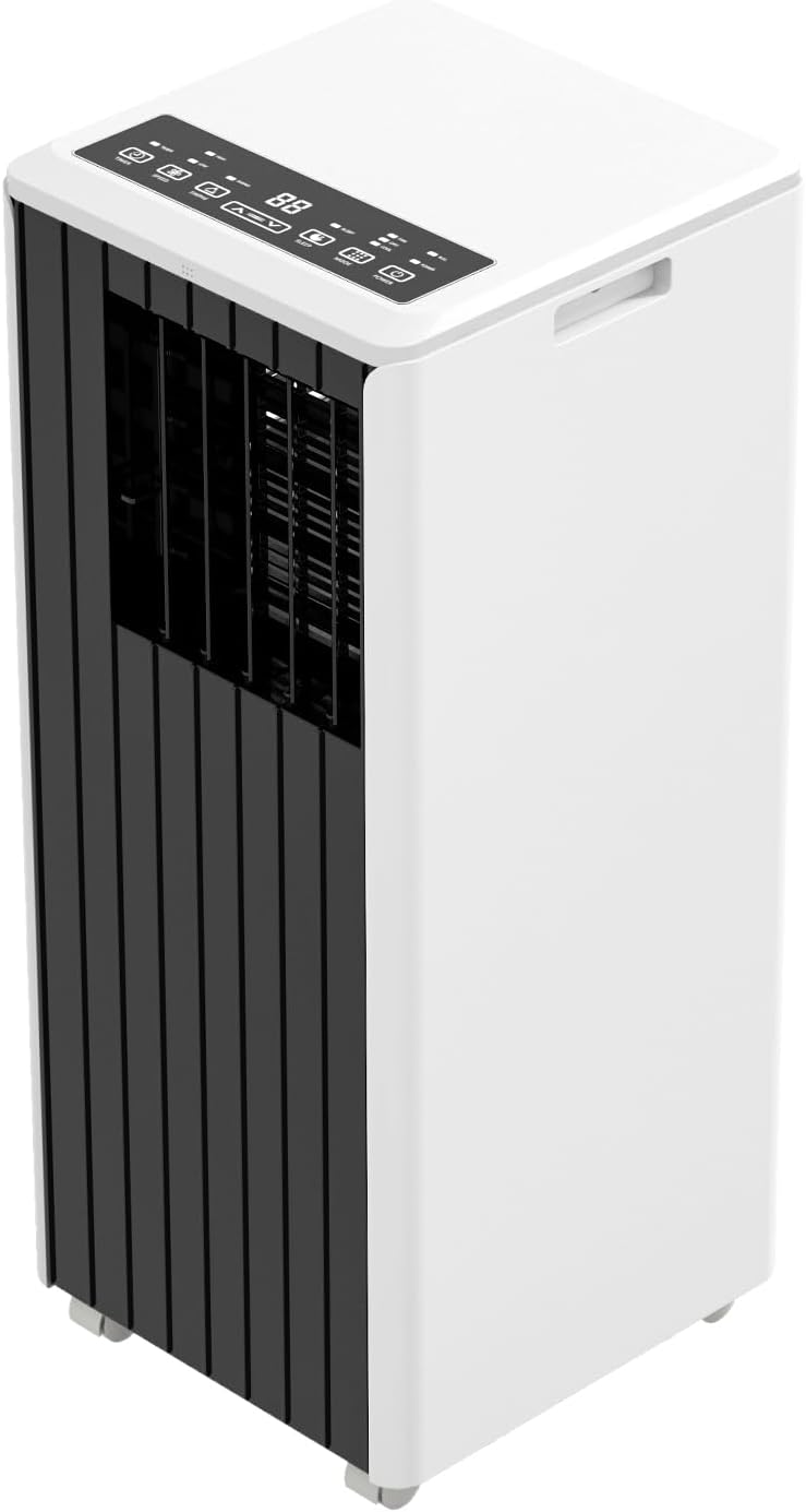 4-In-1 Portable Air Conditioner，8000 Btu Cooling Area 350 Sq，Ft Quick Cooling， Low Noise ，Two Modes Fan，Remove Contro，Dehumidification，Timing Function，For Faminly/Office