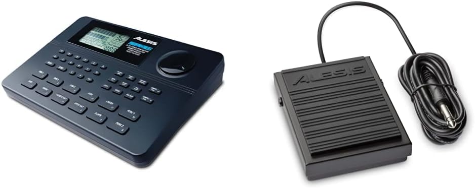 Alesis SR-16 Drum Machine + ASP-1 MKII Sustain Pedal Bundle