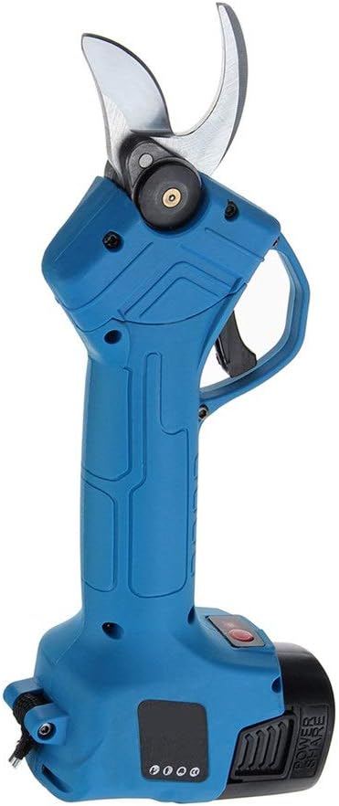 Electric Pruning Scissors Pruning Shears 500W 16.8V Rechargeable Garden Pruner Secateur Branch Cutter Cutting Tool Garden Or Lawn (E Blue 1 Battery) (