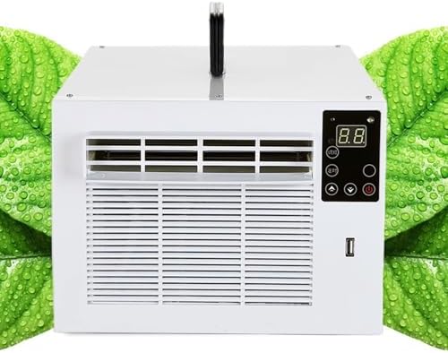 Windowless Portable Air Conditioner Portable Ac Unit Timer with 1.5m Heat Exhaust Pipe Removable Filter Design Adjustable Wind Direction Up and Down 220v