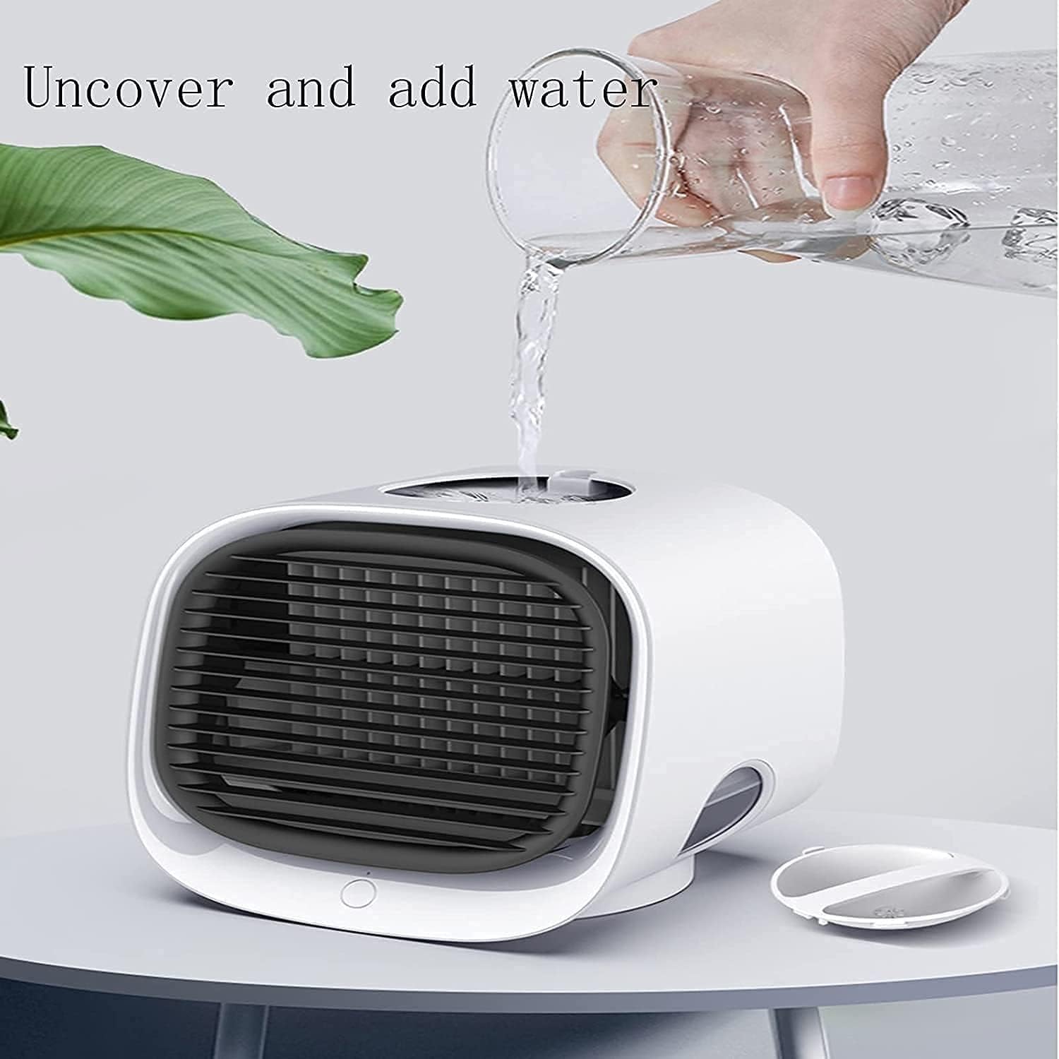 Portable Air Conditioner, Personal Air Cooler, Desktop Mini Cooling Fan for Room Home Office