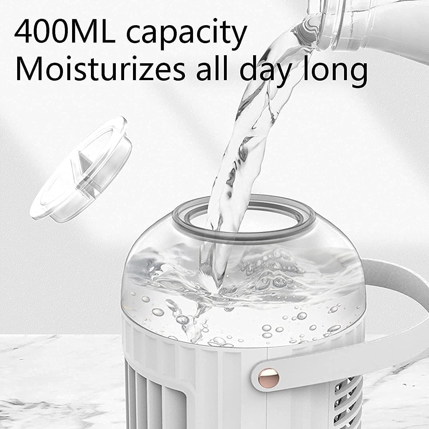 Mini Air Conditioner Fan, Portable Desktop Cooling Fan, Personal Table Air Conditioner Fan for Small Room Office Camping