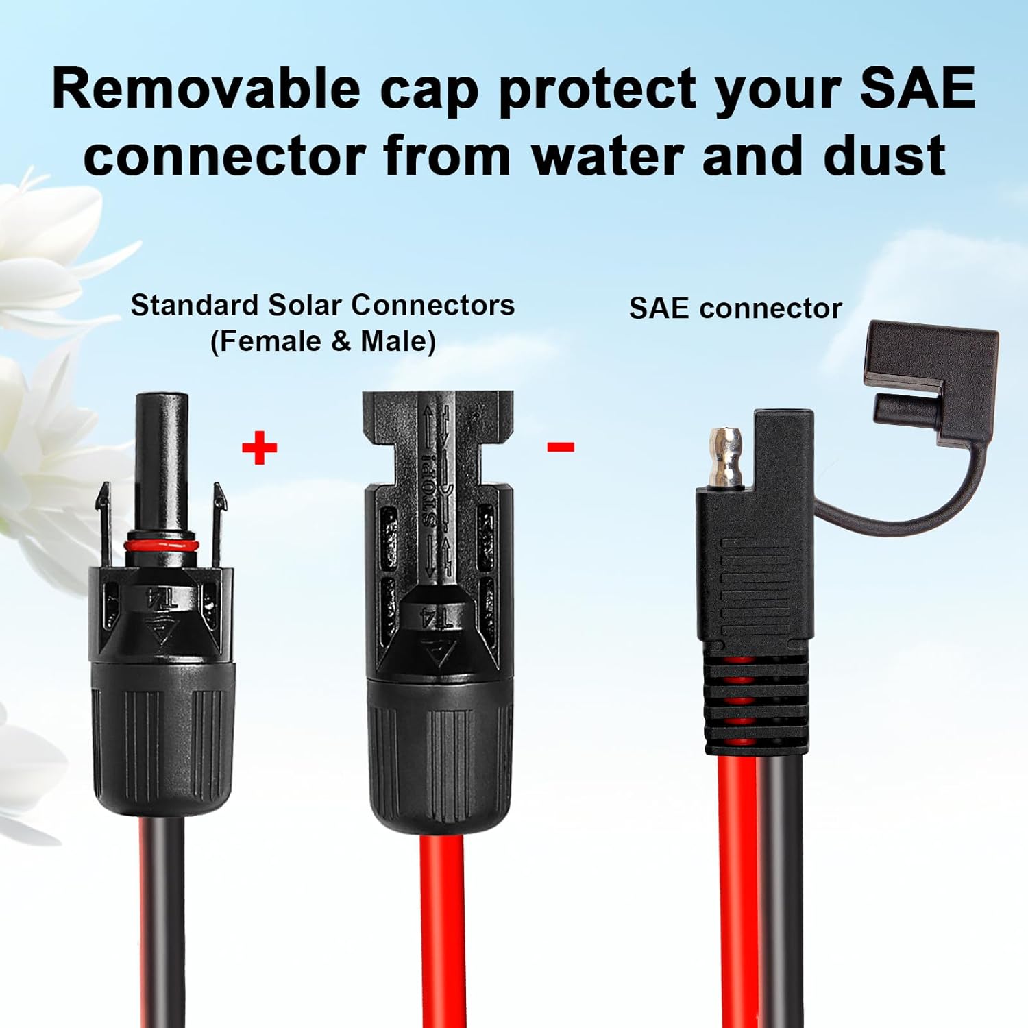 20FT SAE Extension Cable + 30FT SAE Extension Cable