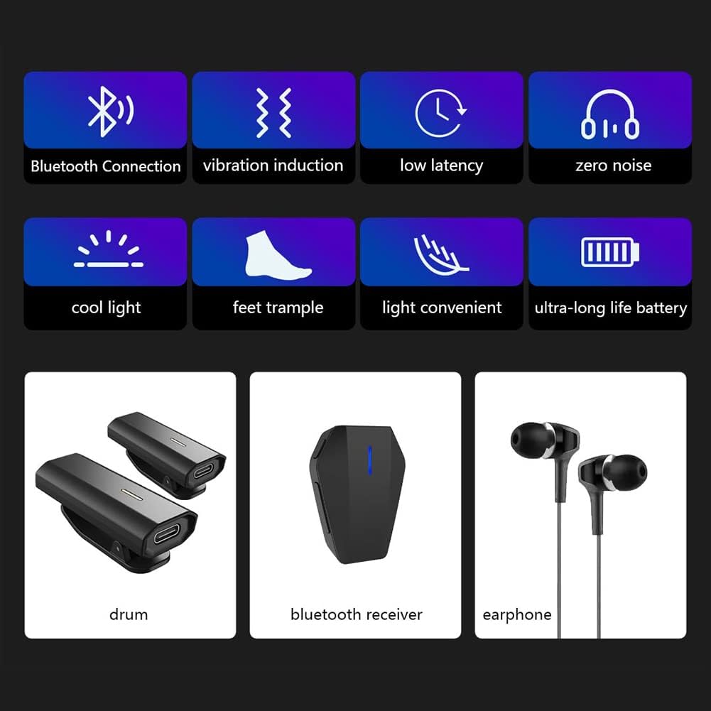 somatosensory drum set music electronic drum adult rock percussion portable air drum set suitable for beginners/adults/teens of musical instruments