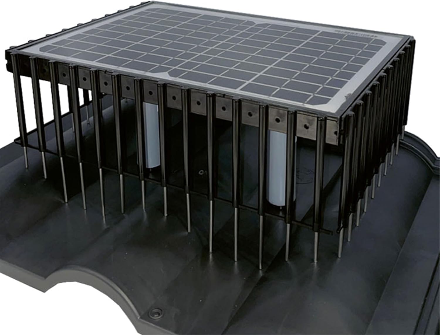 Bird Barrier Solar Stixx - Solar Panel Bird Deterrent Kit - UV-Stabilized Polycarbonate & Stainless Steel - Fits Irregular Surfaces, Ideal for Spanish Roofs - Covers 140 feet in 20
