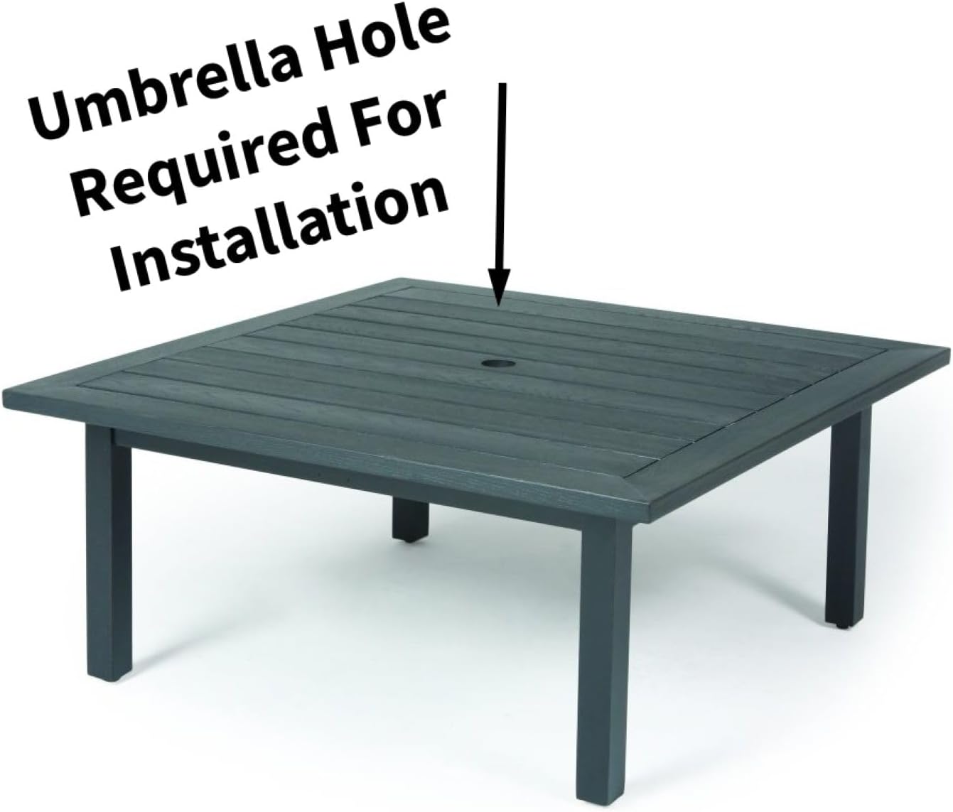 Envirostone Outdoor Propane Fire Pit, 15,000 BTU Stone Look Rectangle Tabletop, 14.125 x 11.25 Inch, Gray with Lava Rocks, 1 lb Tank Compatible