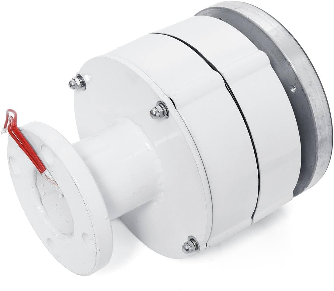 CHRISK 8000W Turbine Wind Generator 5 Blades Vertical Wind Power Turbine Generator White Lantern Style Wind Turbine Generator