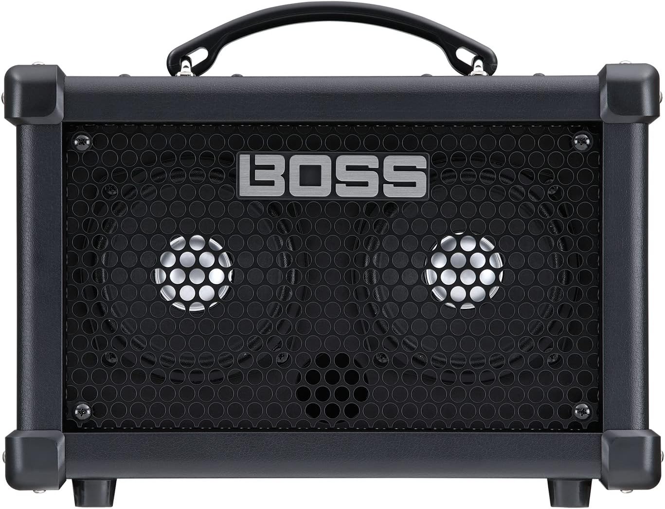 Boss Dual Cube LX 2 x 5-inch 10-watt Portable Bass Guitar Combo Amplifier Bundle with Gearlux Instrument Cable and Picks