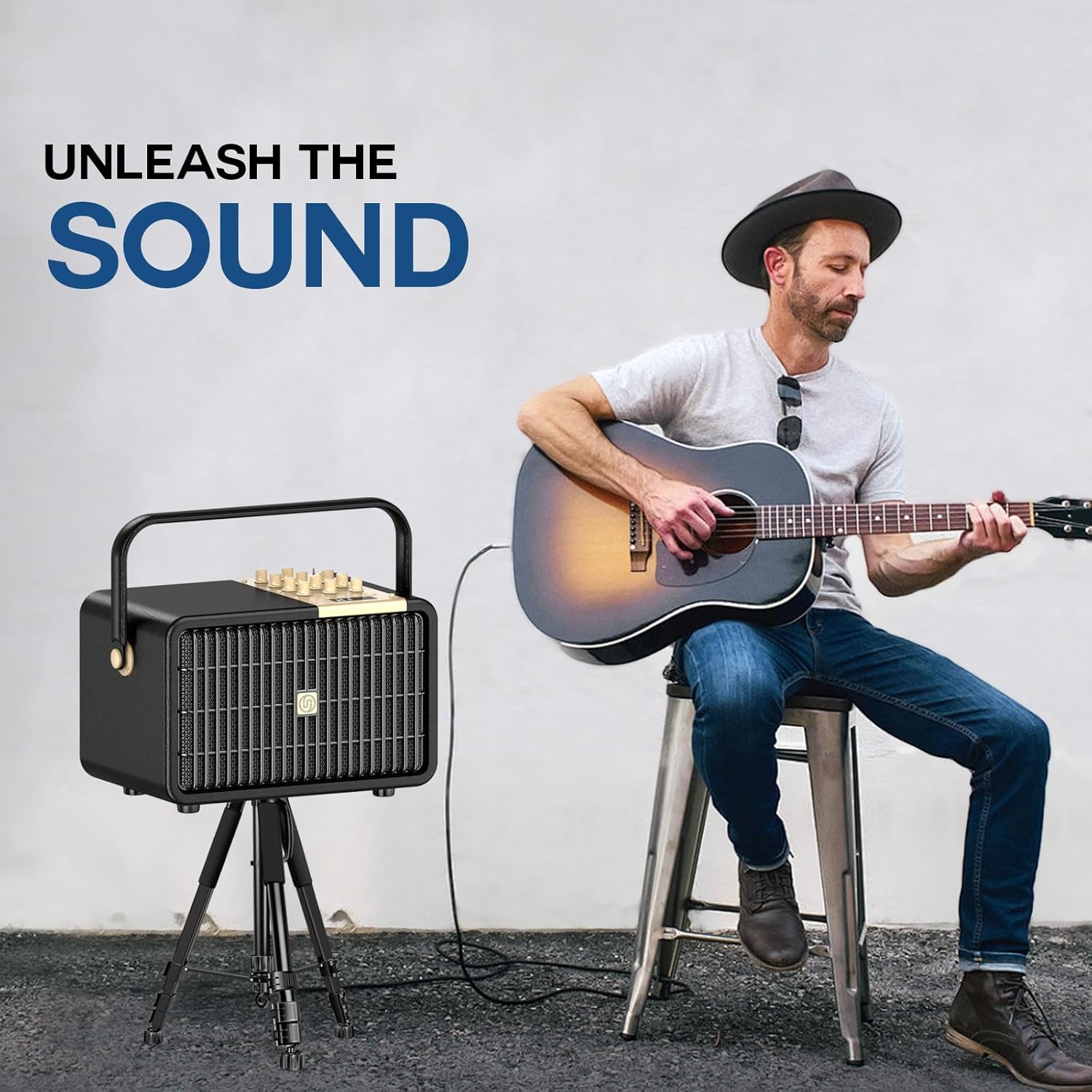 Wireless Voice Amplifier Professional Karaoke Machine with 2 UHF Microphones for Adults, 320W Peak Bluetooth Speaker PA System Treble & Bass for Home Party Wedding Outdoor Christmas Events L400