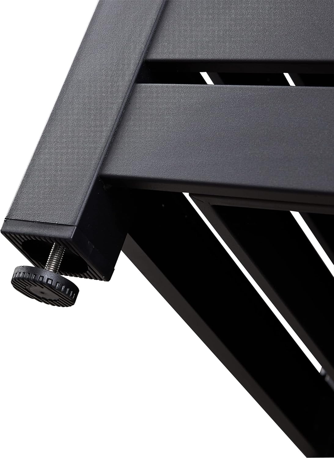 32 in. x 24 in. 40000 BTU Square Black Metal Propane Gas Fire Pit Table with Gray Table Top