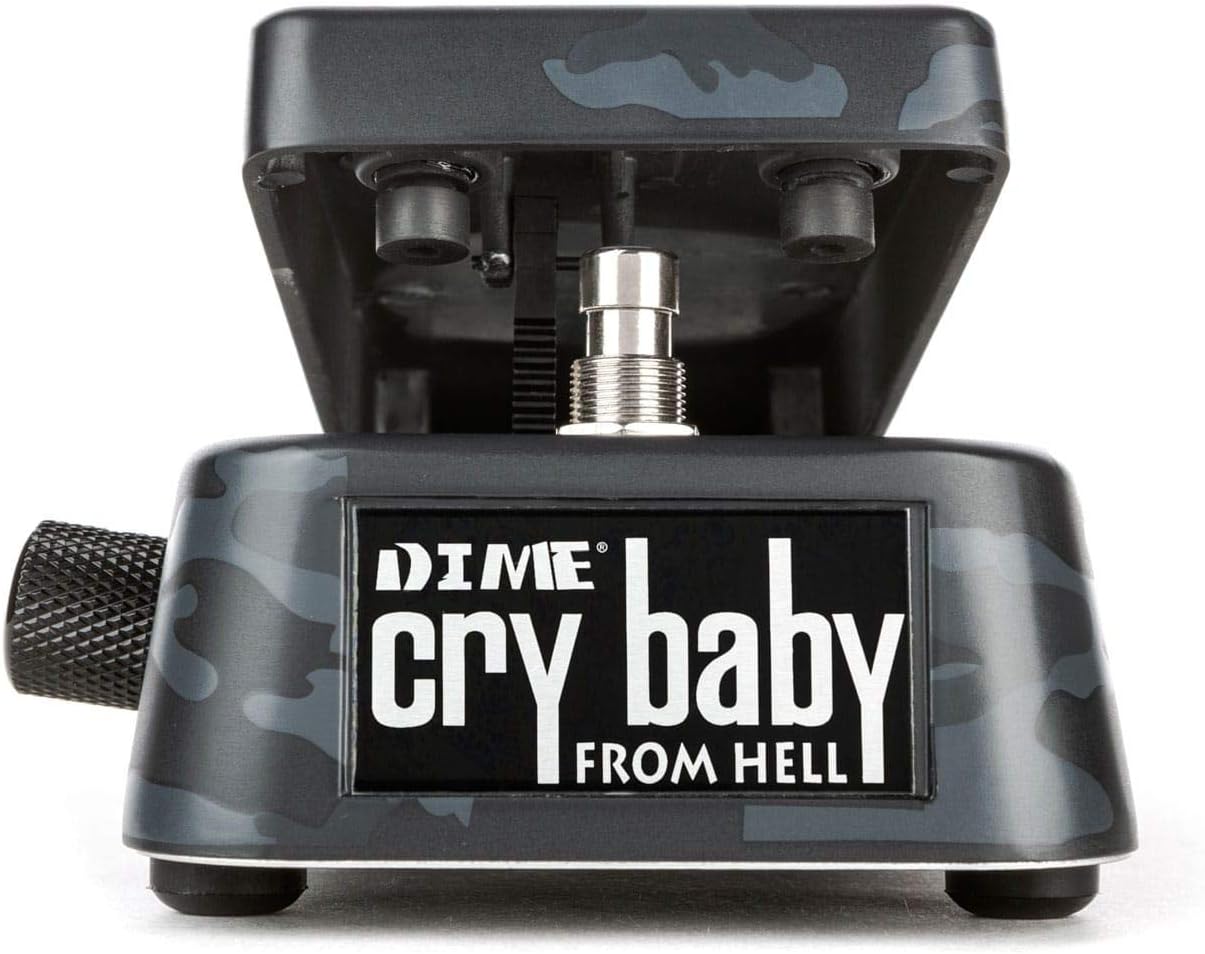 Dunlop DB01B Dime Crybaby From Hell Wah Pedal w/ Dunlop ECB-003 Power Supply