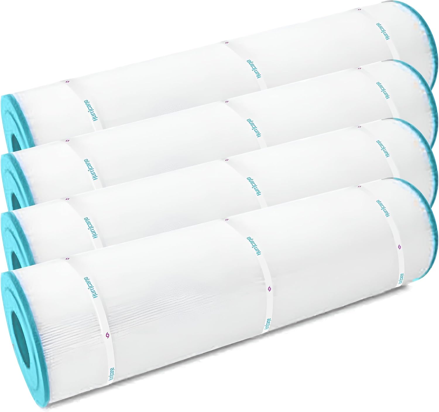 Hurricane Filters HF4970-01 4 Pack Advanced Spa Filter Cartridge - Replacement for PCAL75, Unicel C-4970, Filbur FC-2930