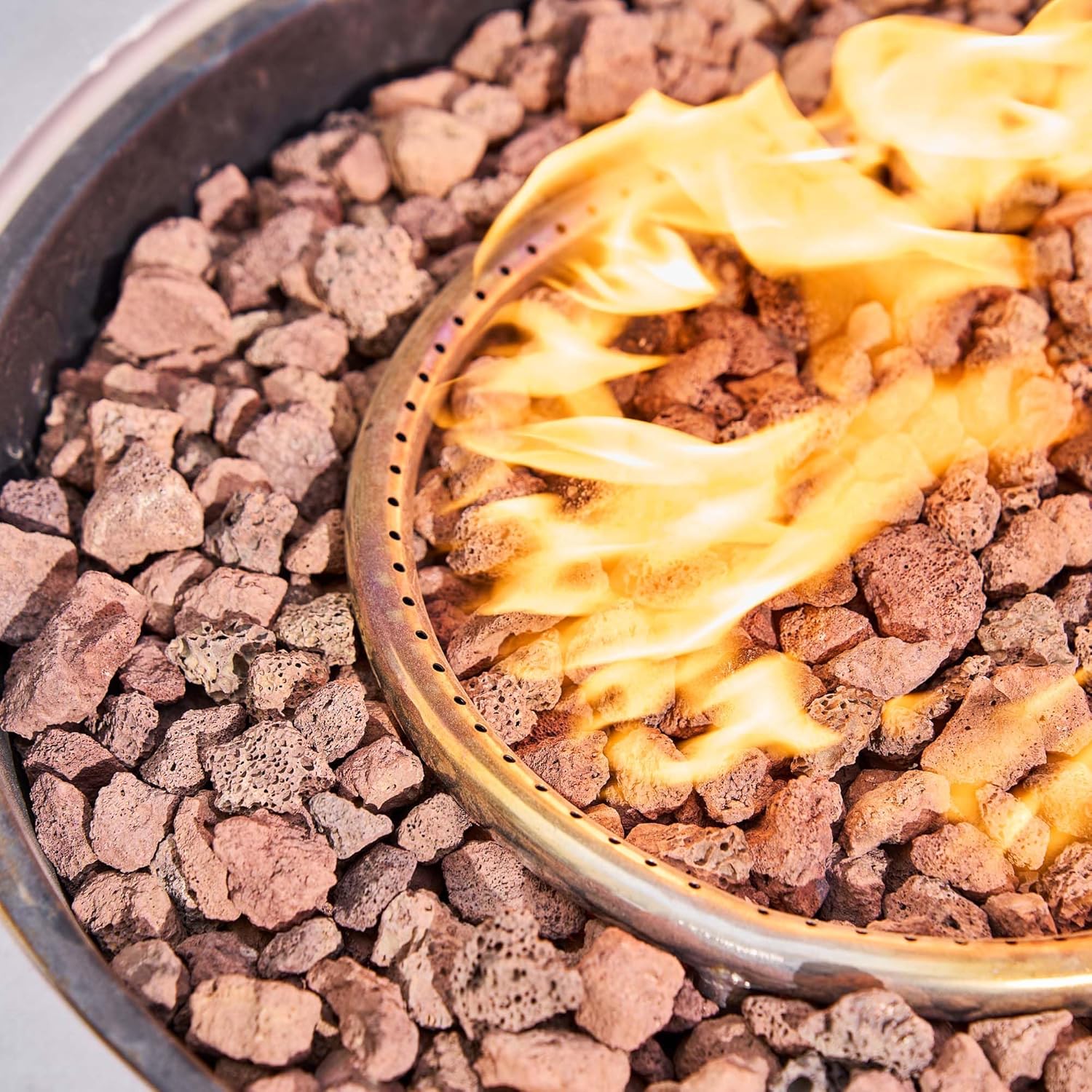 2 in 1 Outdoor Fire Table with 50000 BTU Burner, 36