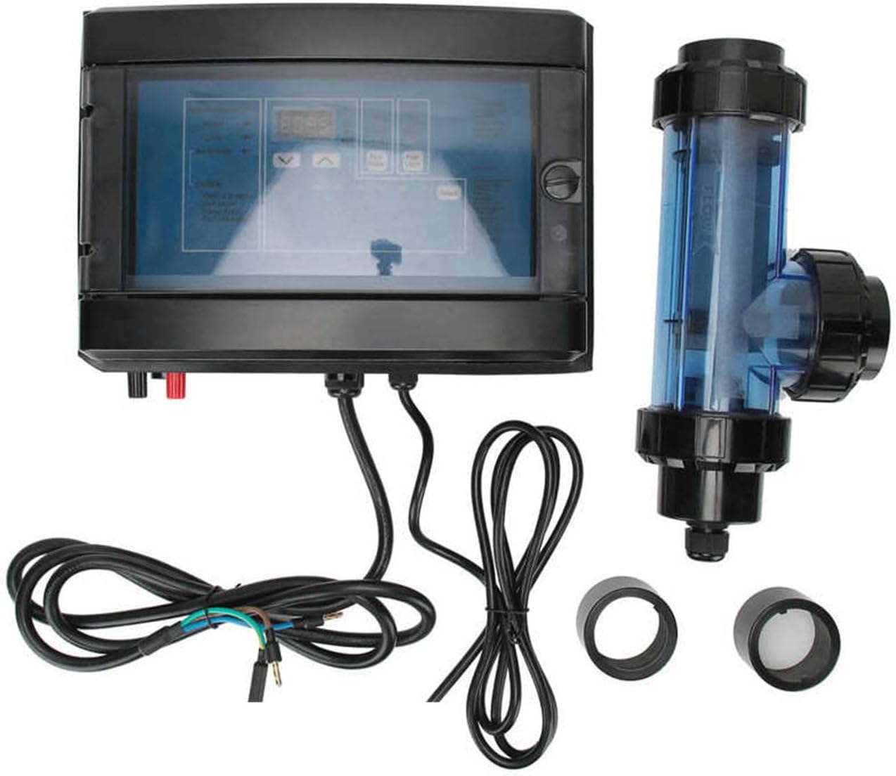 Salt Chlorine Generator,Saltwater Chlorinator,20g/H 50g/H Automatic Cleaning Salt Water Pool Chlorine Generator System, Pool Chlorine Generator Chlorinator for SPA Swimming Pool,20g/h