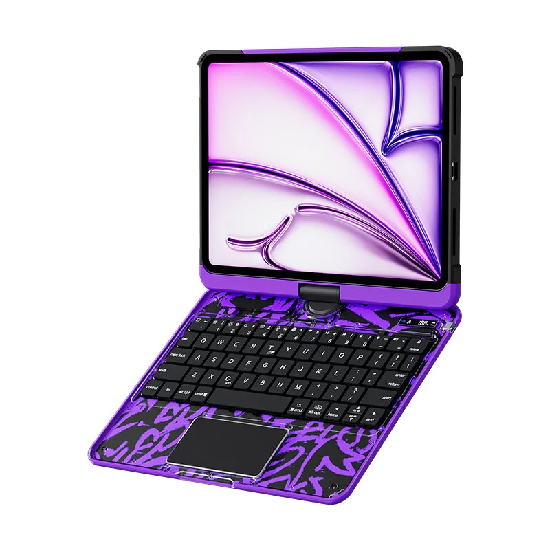 Transparent 360�� iPad Keyboard Case