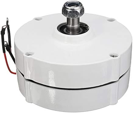 6000W 12V 24V 3 Phase Current PMSG Generator Alternator Motor Wind Turbine Generator Motor for DIY Wind Turbine Blade Controller,12v