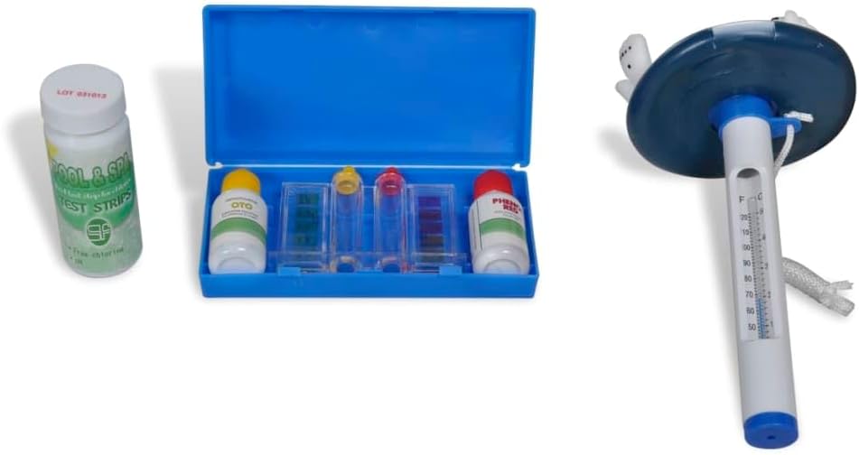 SKM Swimming Pool Accessory White, Blue ABS, PP, Aluminum Portable,White, Blue (Weight 12.13KG)