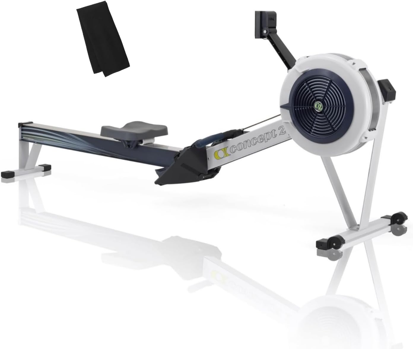 Concept2 RowErg Model D Indoor Rowing Machine with PM5 Monitor, Device Holder, Adjustable Air Resistance, Easy Storage (Gray)