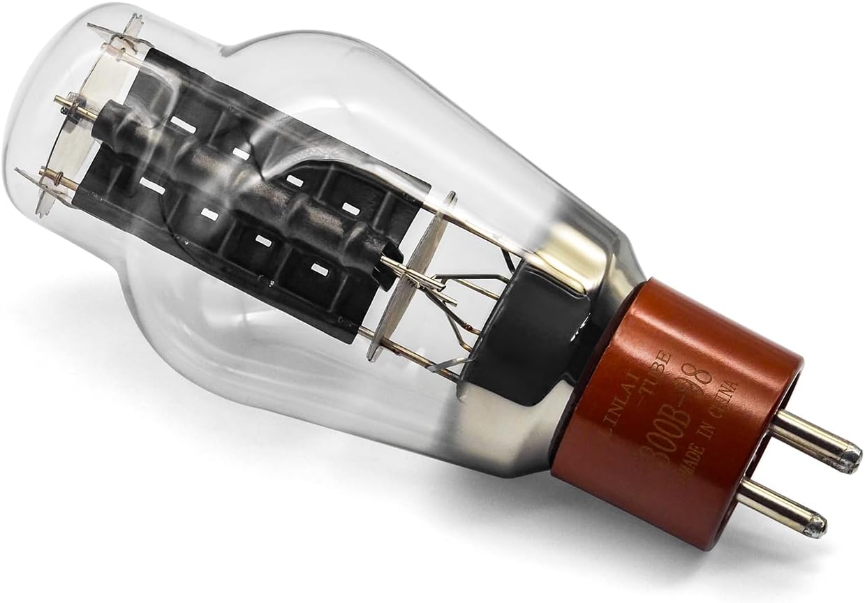 LINLAI 300B 1 Pair Vacuum Hifi Valve Electronic Tube for Class Pairing Audio Amplifier Replaced 10W Power Amplication (300B-98)