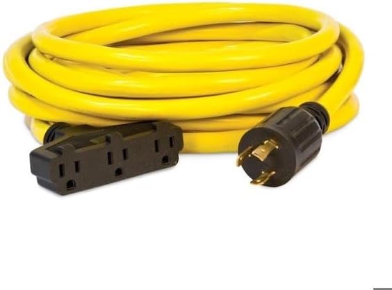 Generator Power Cord, Cord 25 ft., Plastic, Mfr: 48034-A