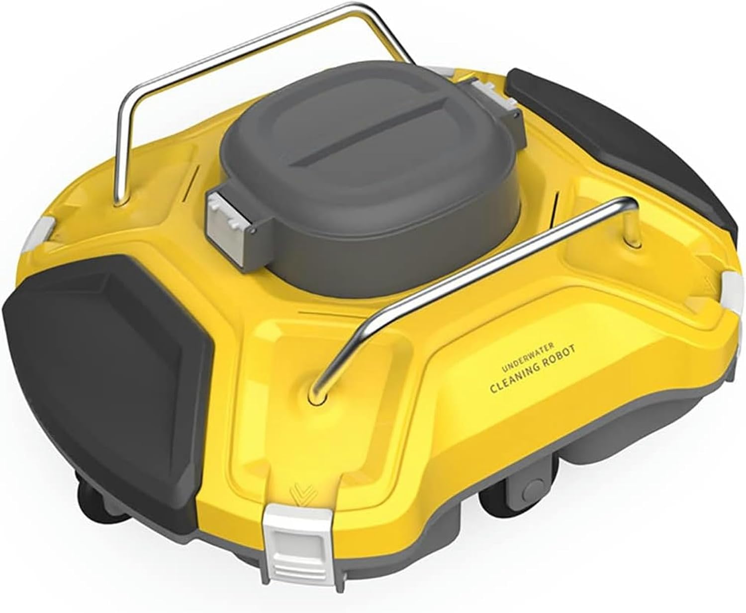 Cordless Robotic Pool Cleaner, mxso-Dock Technology, Pool Robot Vacuum with 90 Mins Running Time, Rechargeable, for Above-Ground Pools Up to 550 Sq.ft