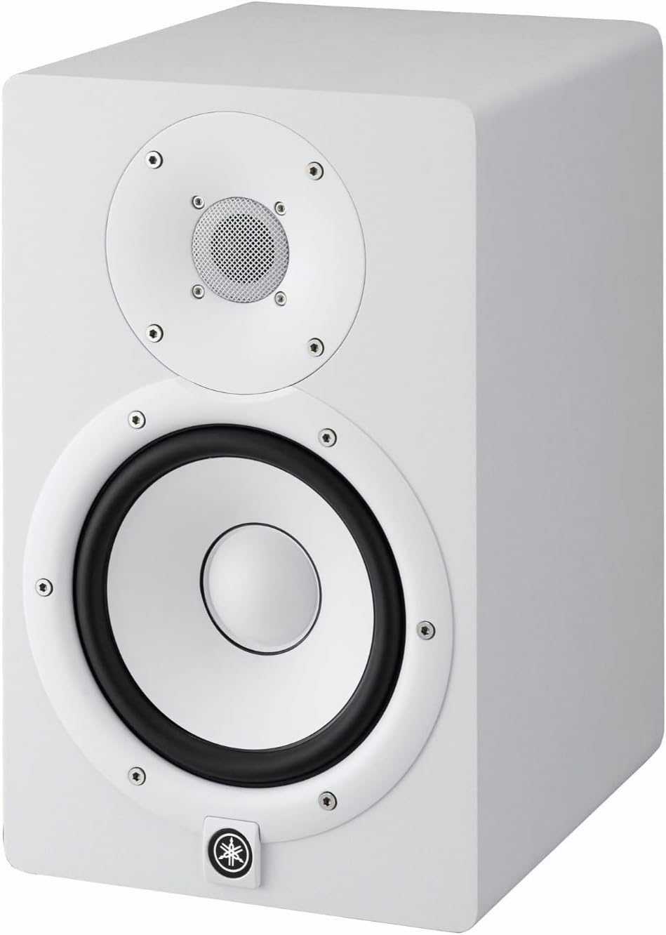 YAMAHA HS7W 6.5-Inch Powered Studio Monitor (White, 2-Pack) Bundle (2 Items)