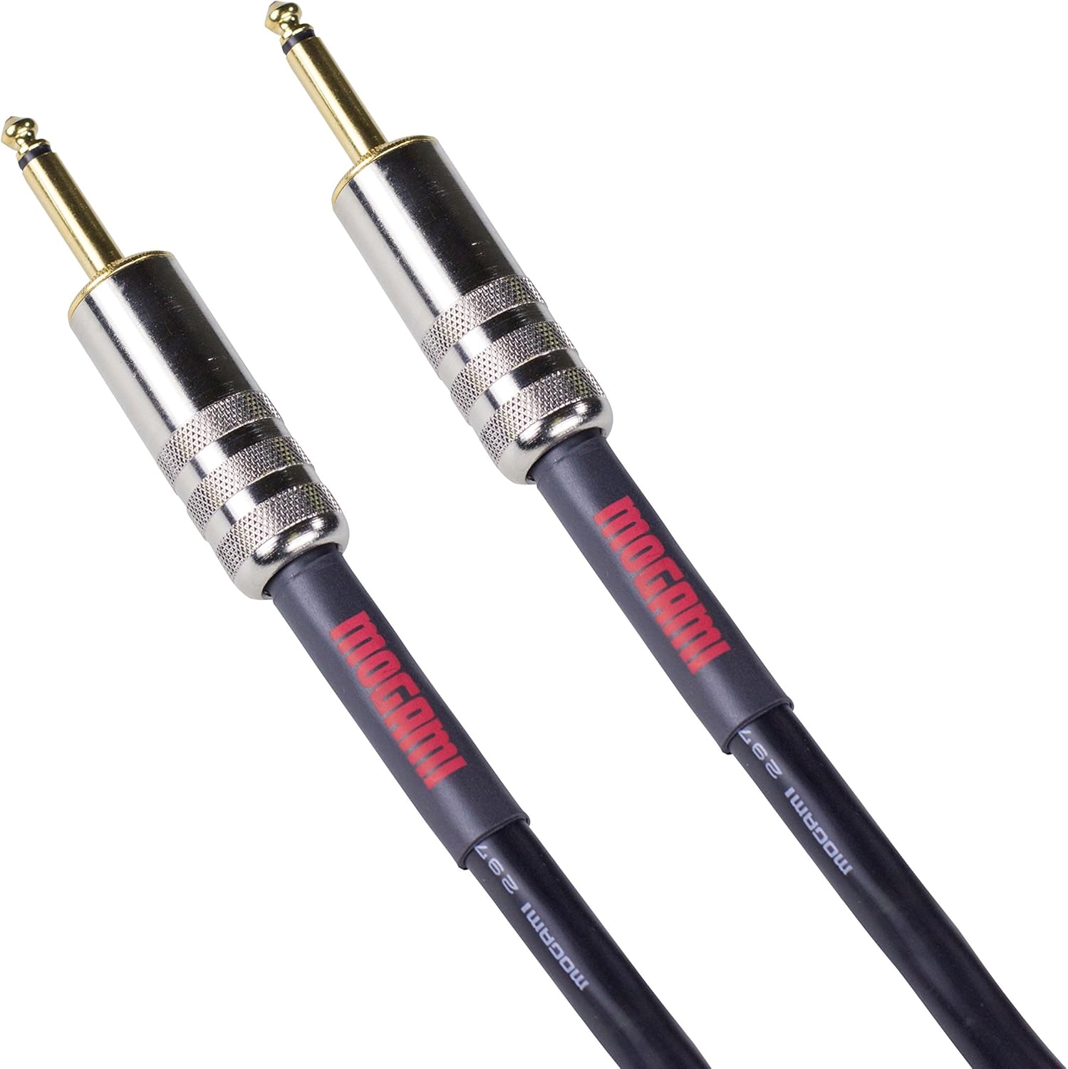 Mogami OD SPK-10 Overdrive Amplifier-to-Cabinet Speaker Cable, 1/4” TS Male Plugs, Wide Body, Gold Contacts, Straight Connectors, 10 Foot