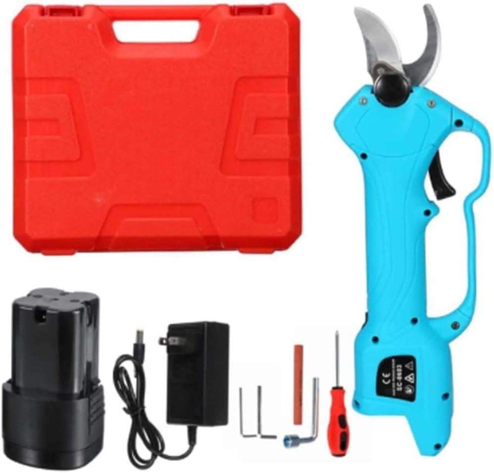 16.8V Cordless Pruner Electric Pruning Shear Lithium-Ion Battery Efficient Fruit Tree Bonsai Pruning Branche Cutter with Battery