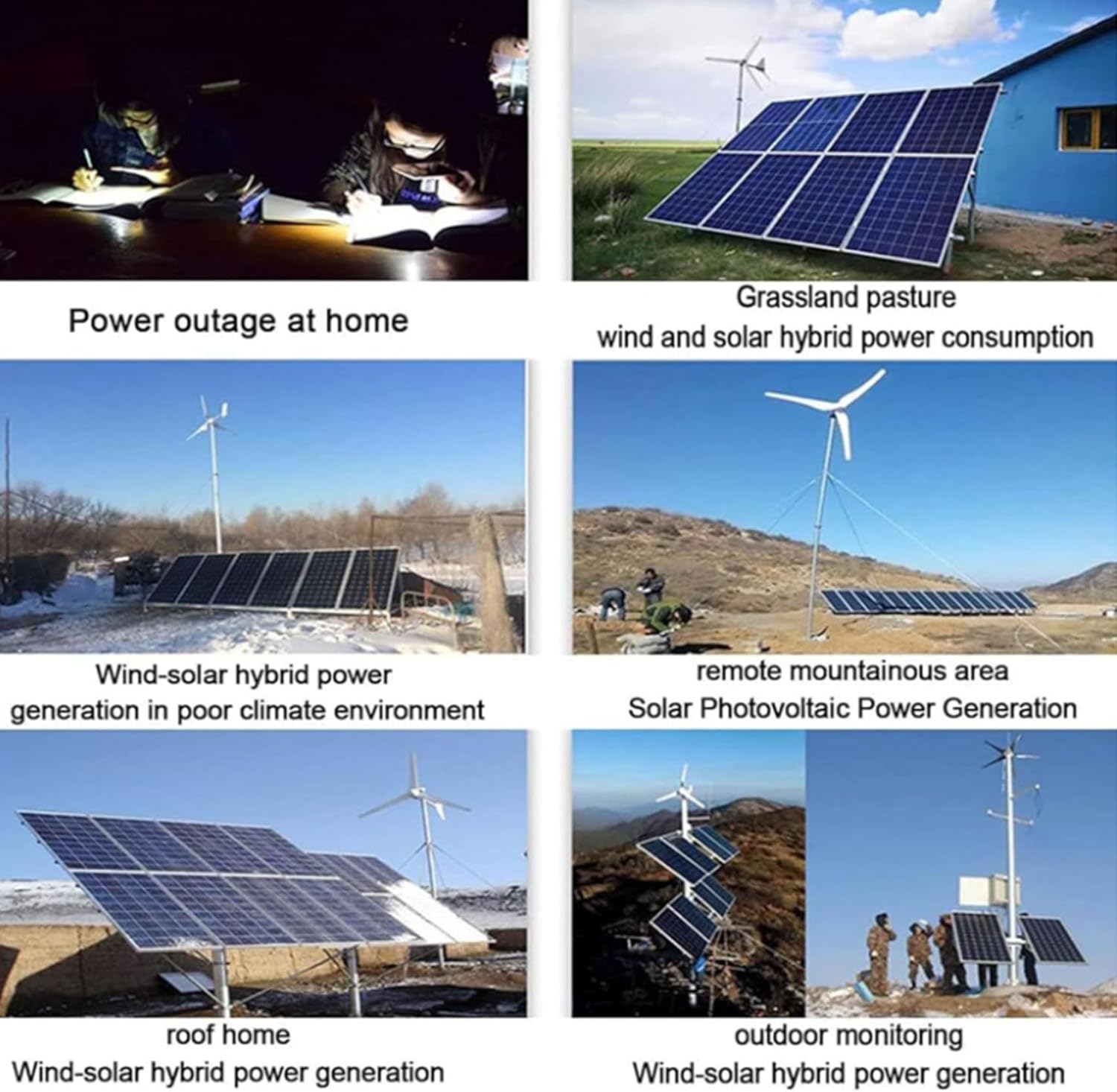 24v,HYZHANHONG 5000W MPPT Solar Charge Controller12V 24V 48V Auto Regulator Wind Solar Hybrid Charge Controller with Dump Load for Wind Turbine & Solar Panel