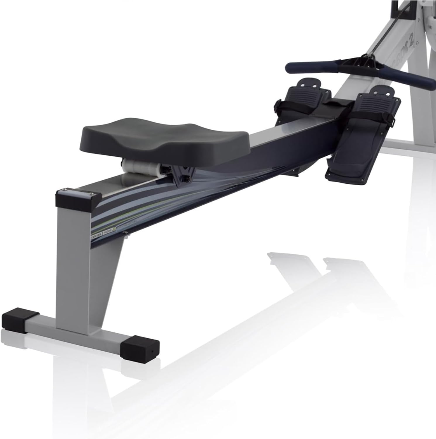 Concept2 RowErg Model D Indoor Rowing Machine with PM5 Monitor, Device Holder, Adjustable Air Resistance, Easy Storage (Gray)